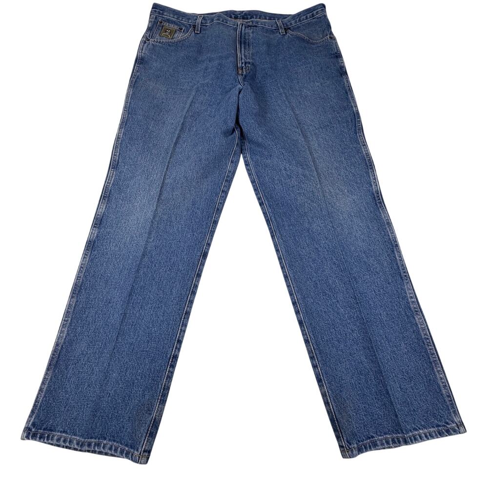 Cinch Green Label Relaxed Fit Tapered Blue Jeans Western 905034 Men’s Sz 42x32